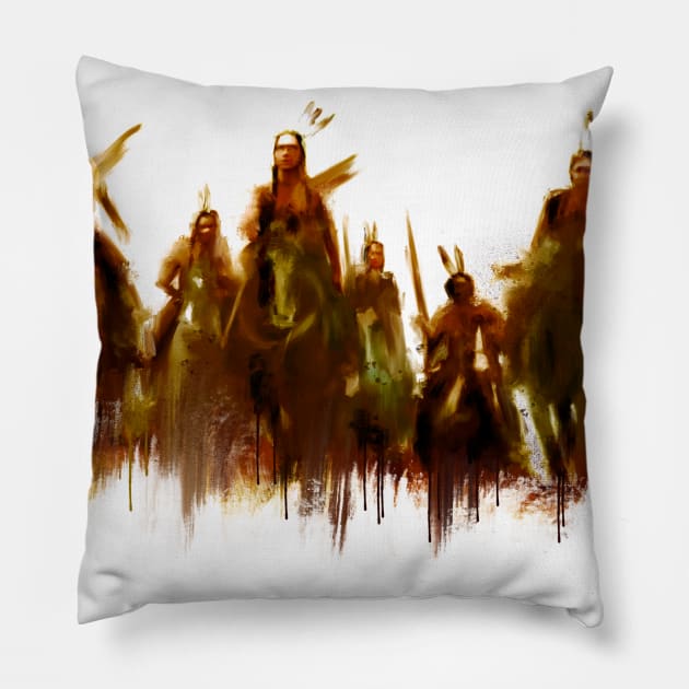 Hunt Pillow by ILYOart