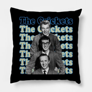 Buddy Holly's Bandstand Legacy The Crickets Edition Pillow