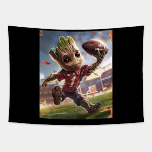 Groot Vs Arizona Diamondbacks Curveball Curve Tapestry