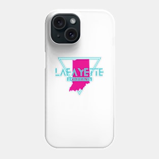 Lafayette Indiana Retro Vintage Triangle IN Phone Case