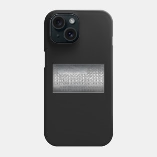 Steel Stamped Periodic Table Phone Case