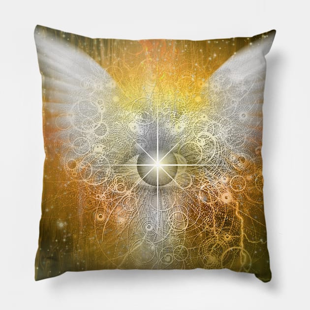 Flaming God Pillow by rolffimages