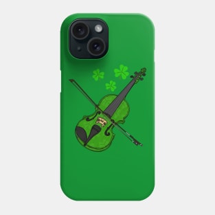 St. Patrick's Day Fiddle Violin Player Violinist Phone Case