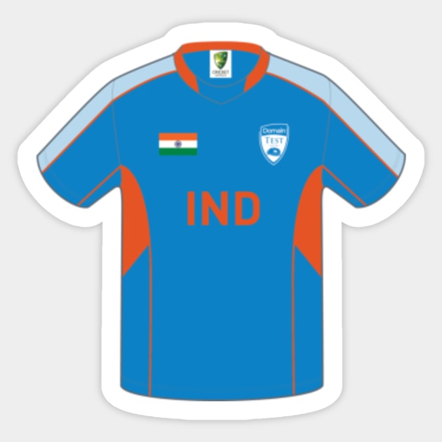  Cricket Team India Test White Jersey Cricket Uniform T