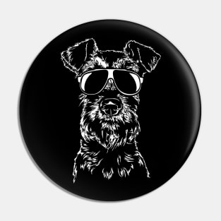 Funny Irish Terrier sunglasses cool dog Pin