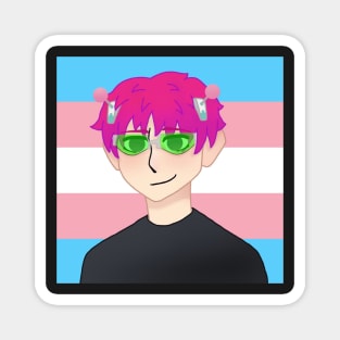 Saiki Trans Pride Magnet
