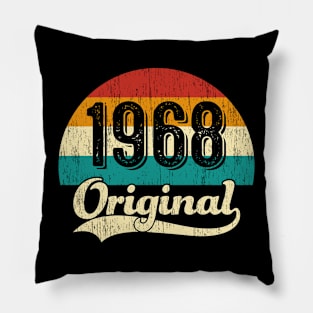 55th Birthday Gift Man Woman Vintage Original 1968 Pillow