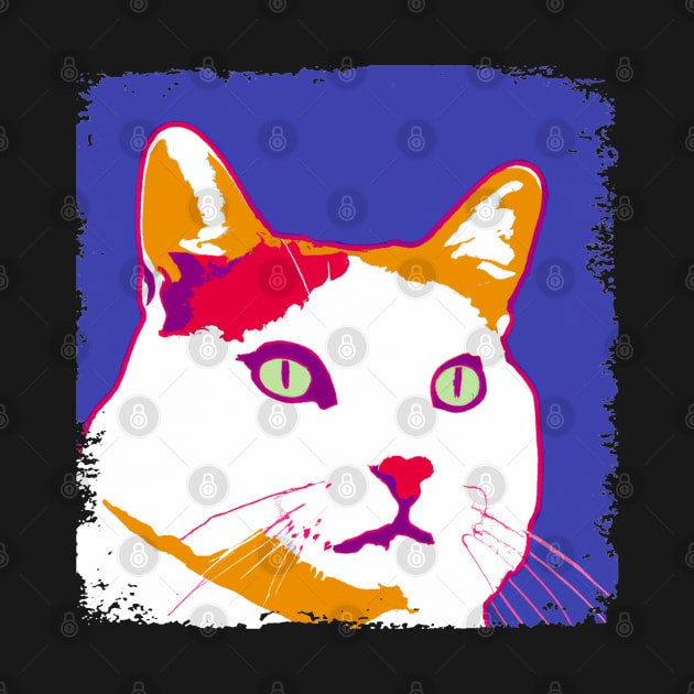 Turkish Van Pop Art - Cat Lover Gift by PawPopArt