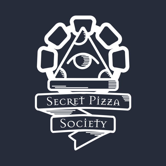 The Secret Pizza Society White by BlueDoor