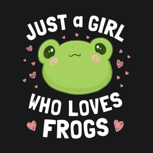 The Story of Just a Girl Who Profoundly Loves Frogs T-Shirt