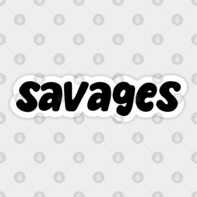 Savages In The Box - Yankees - Sticker