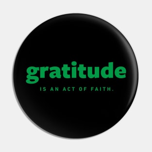 Gratitude Pin