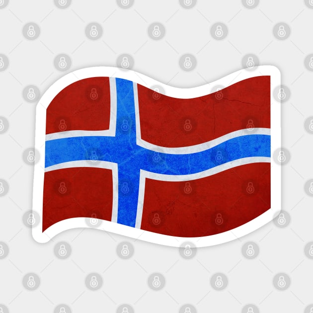 Norway flag Magnet by Purrfect