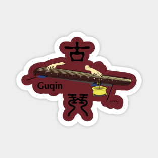 Guqin (Ancient Chinese musical instrument) series 4 Magnet