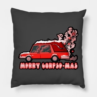 Little Red Hearse Pillow