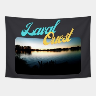 Sunset at Laval-Ouest Tapestry