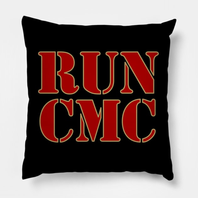 Run CMC T-Shirt Pillow by halfzero