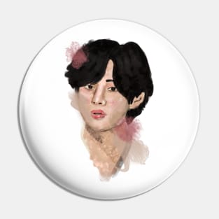 BTS Taehyung V Painting Pin