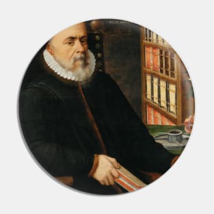 Portrait of a Scholar, Probably Carolus Clusius by Marten van Valckenborch Pin