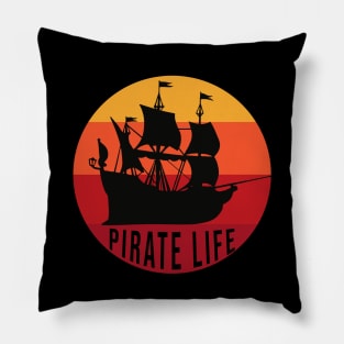 Pirate Life Ship Pillow