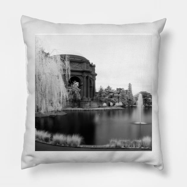 Palace of Fine Arts, San Francisco Pillow by rodneyj46