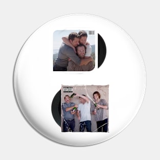 j2m jensen jared misha celebrating and hugs double vinyl supernatural Pin