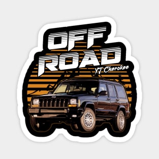 XJ-series Jeep Cherokee jeep car offroad name Magnet