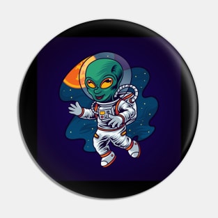 alien-astronaut-space Pin