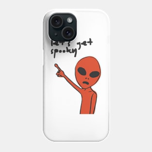 Ghostly Whispers: Let's Get Spooky Phone Case