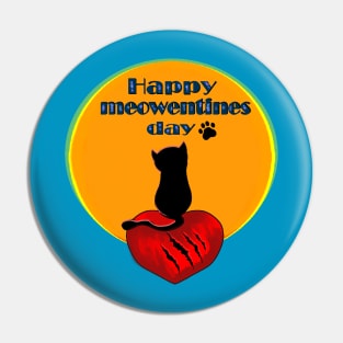 Happy meowentines day Pin