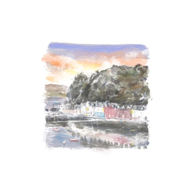 Portree on the Isle of Skye Art by markvickers41