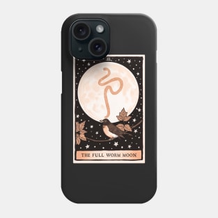 The Full Worm Moon Tarot Card Phone Case