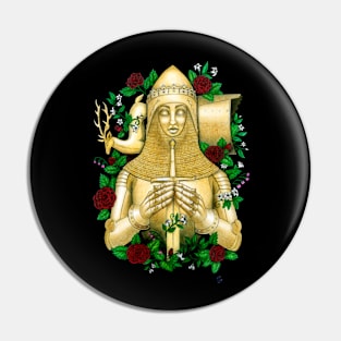 Knightly Effigy Pin