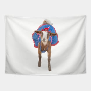 Cowgirl Goat Tapestry