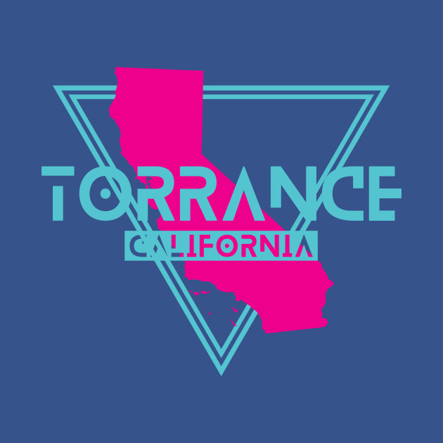 Disover Torrance California Retro Triangle CA - Torrance - T-Shirt