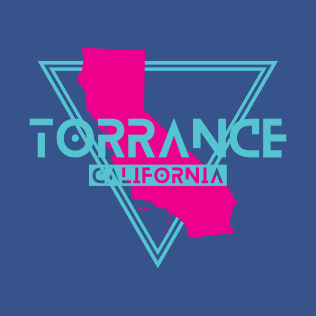Discover Torrance California Retro Triangle CA - Torrance - T-Shirt