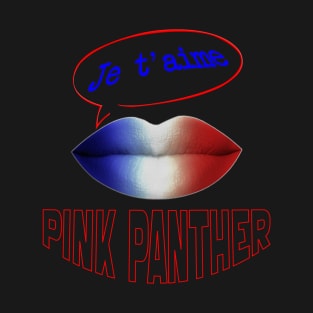 FRENCH KISS JE T'AIME PINK PANTHER T-Shirt