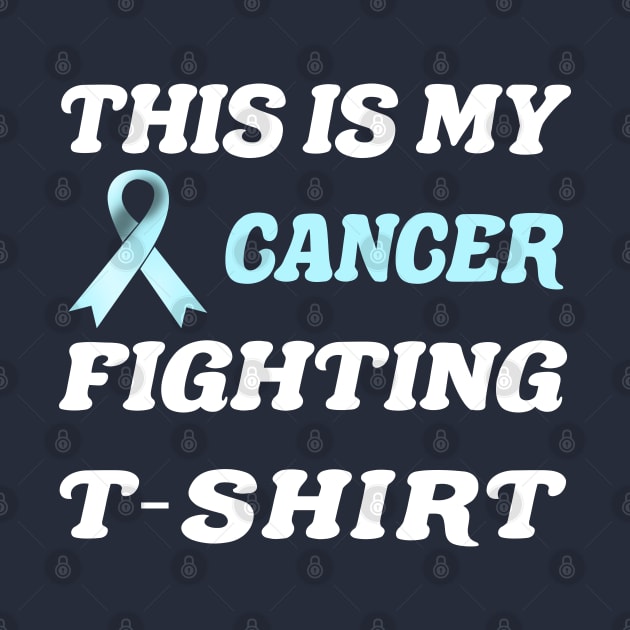 prostate Cancer light blue Ribbon Fighting by MarYouLi