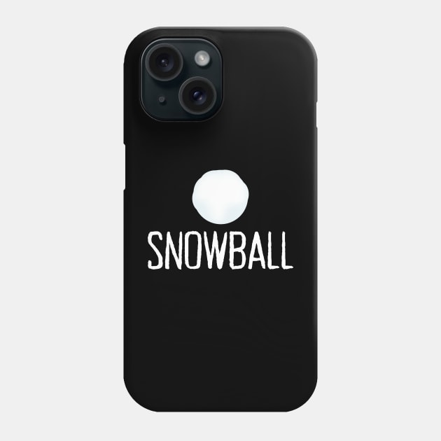 Snowball Phone Case by Spatski