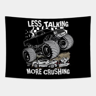 LESS TALKING MORE CRUSHING Tapestry