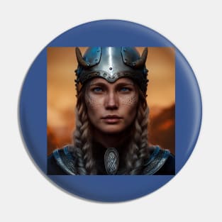 Viking Shield Maiden Pin