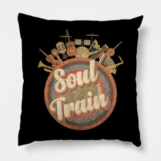 Music Tour Vintage Retro // Soul Train Pillow