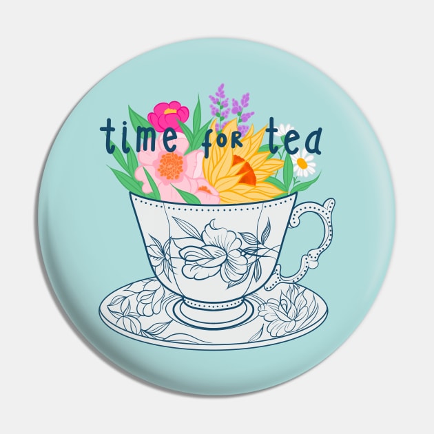 TIME FOR TEA Pin by MAYRAREINART