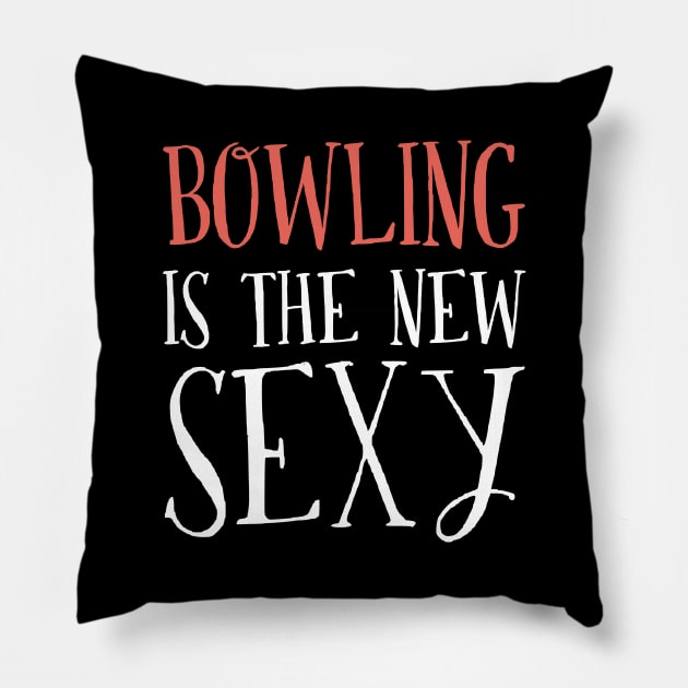 Gifts For Bowling Lovers Pillow by divawaddle