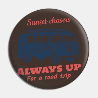 Sunset Chasers-Vintage Look Pin