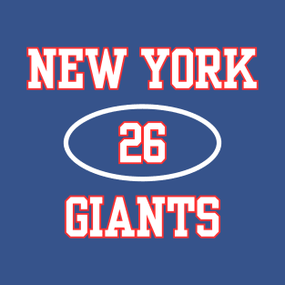 NEW YORK GIANTS SAQUON BARKLEY #26 T-Shirt
