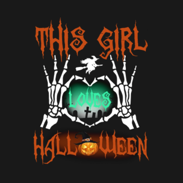 This Girl Loves Halloween - Halloween Lover - Débardeur | TeePublic FR