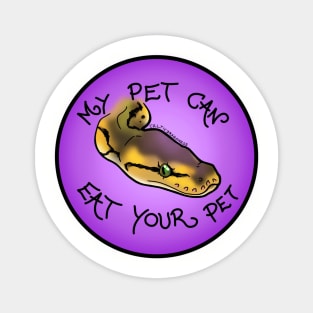 'My Pet Can Eat Your Pet' Lemonblast Ball Python Magnet