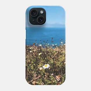 Tiny Daisies by Seaside Cliffs Phone Case