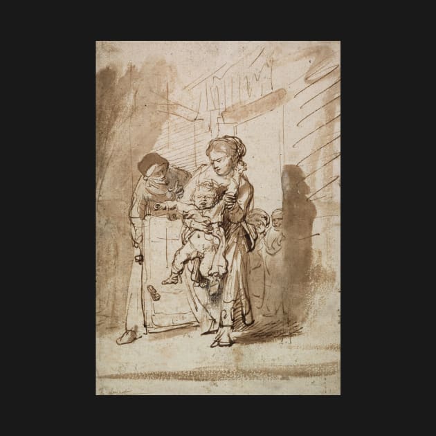 The Unruly Child by Rembrandt by Classic Art Stall